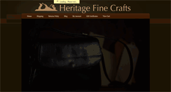 Desktop Screenshot of heritagefinecrafts.com